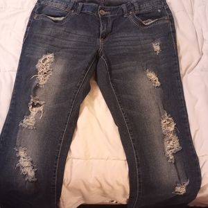 Destroyed Ariya Jeans size 18
